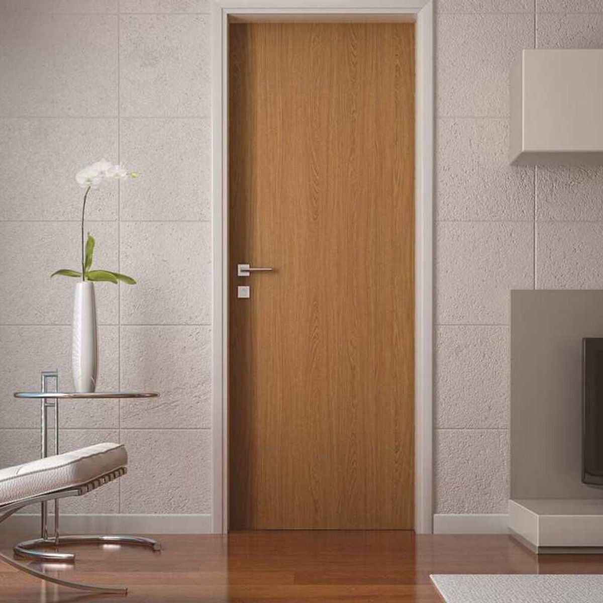 Fl Pta Colmeia Fr.Res 210X80X3,5 Teka Milano, marca Eucatex - Foto 2