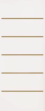 Folha de Porta Frisada Madeira Colmeia Branco 210x70x3,5cm Residence