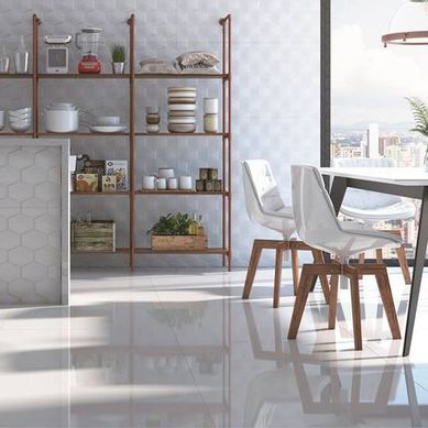 Porcelanato Hd Polido Pure White 84X84 Cx,2,12