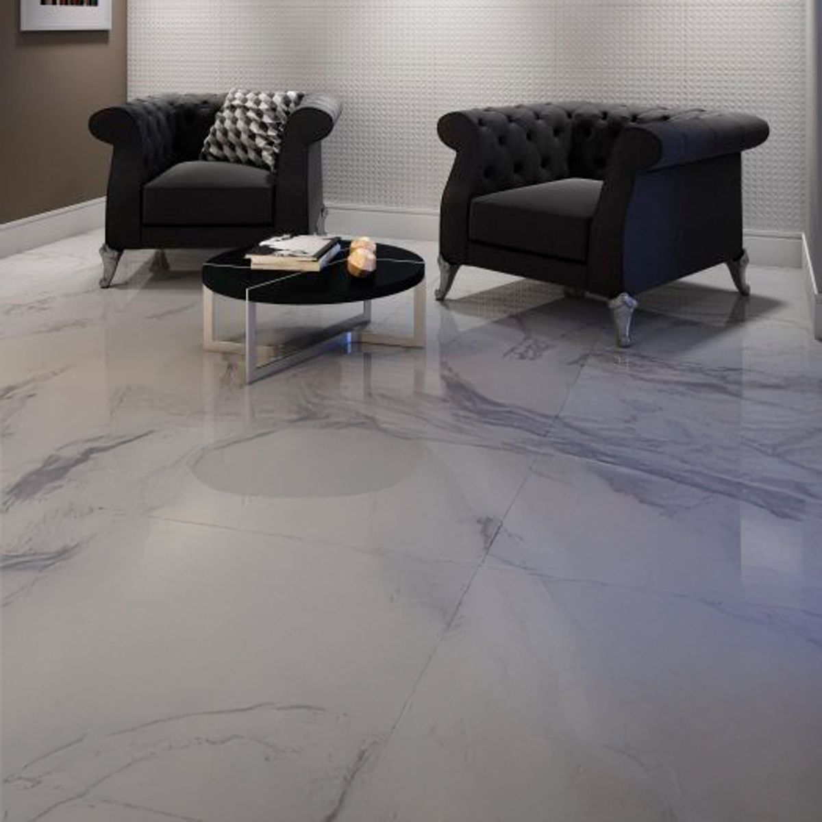Porcelanato Esmaltado Le Blanc 84X84 Cx,2,12, marca Elizabeth - Foto Principal