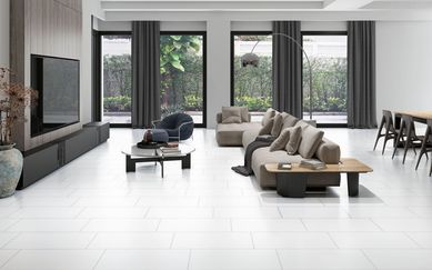 Piso Alaska Mate Plus 38 x 75cm Retificado Carmelo Fior 1,95m