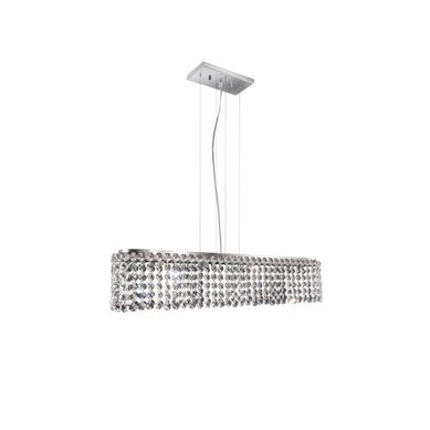 Pendente Milano Cristal Redondo 12Xh10,5Cm 1 Luz G9