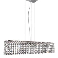Pendente Milano Cristal Redondo Ø12Xh10,5Cm 1 Luz G9