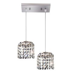 Pendente  Milano Redon Cristal Rd 2L G9 LLUM