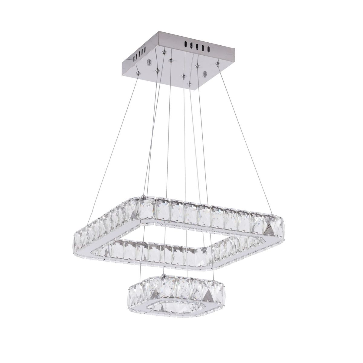 Pendente Tokio Led Quadrado 400X400mm 36W 3000K Luz Amarela Bivolt Llum, marca Llum - Foto Principal