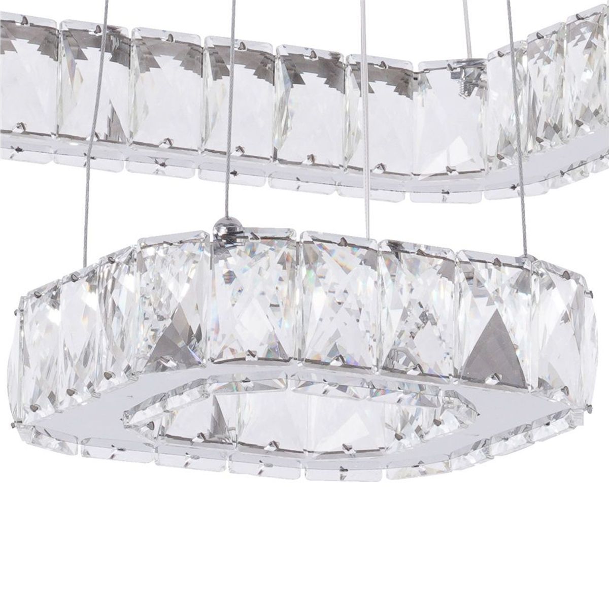 Pendente Tokio Led Quadrado 400X400mm 36W 3000K Luz Amarela Bivolt Llum, marca Llum - Foto 2