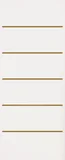 Folha de Porta Frisada Madeira Colmeia Branco 210x92x3,5cm Residence
