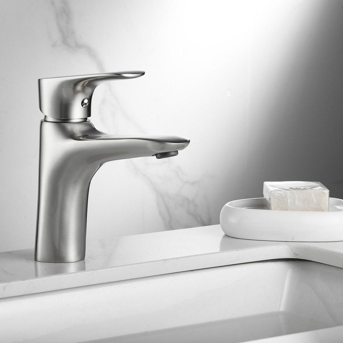 Monocomando Lavatorio Bb Vittorio Niquel, marca Sensi Dacqua - Foto 2