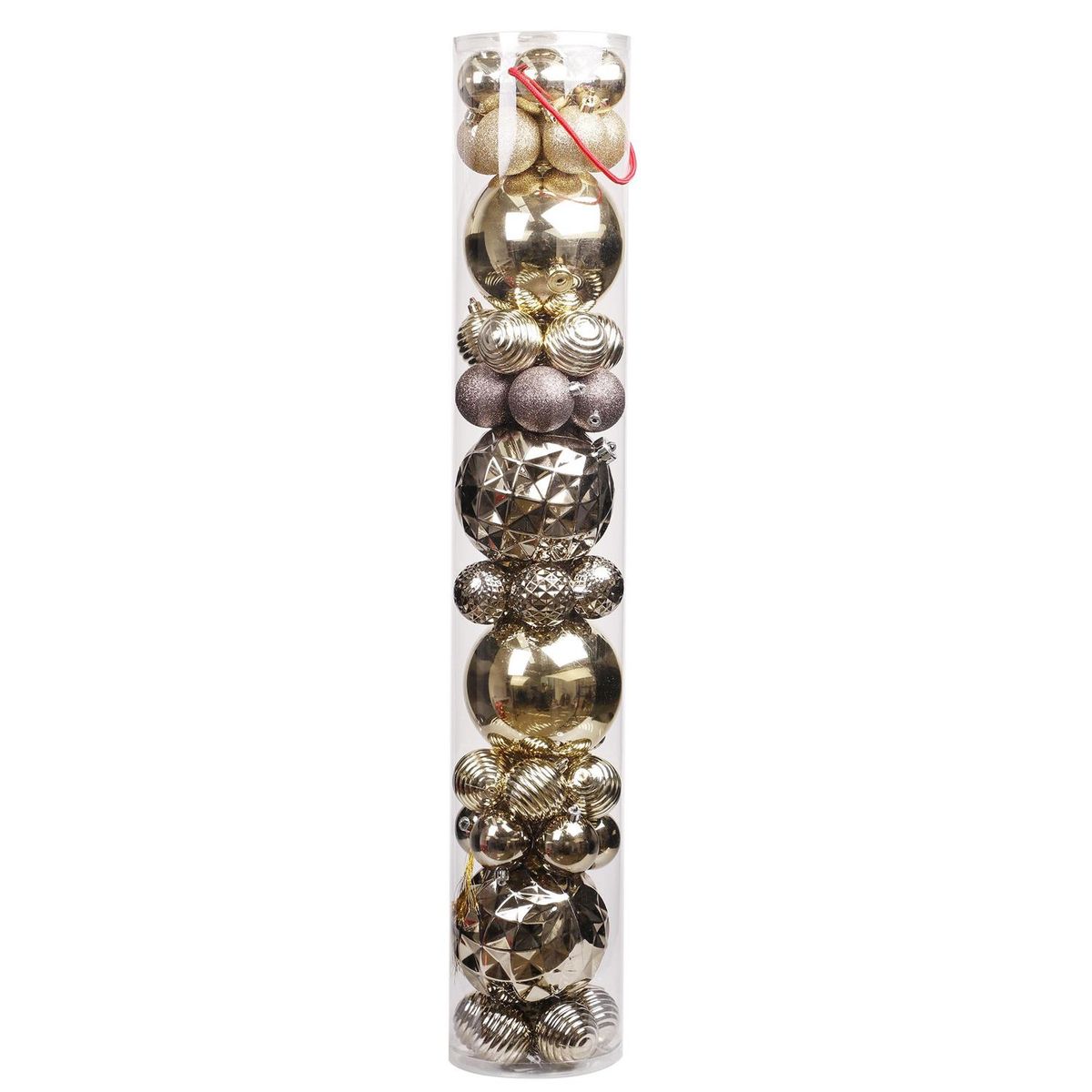 Conjunto Sortido de 44 Bolas Natalinas Douradas Dear Santa, marca Dear Santa - Foto Principal