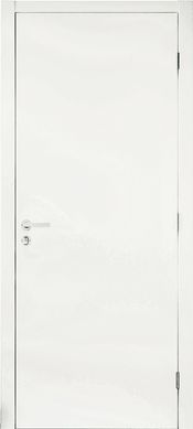 Porta Montada de Giro Lisa Madeira Colmeia Fundo Primer Branco Reversvel 210x82x14cm Standard