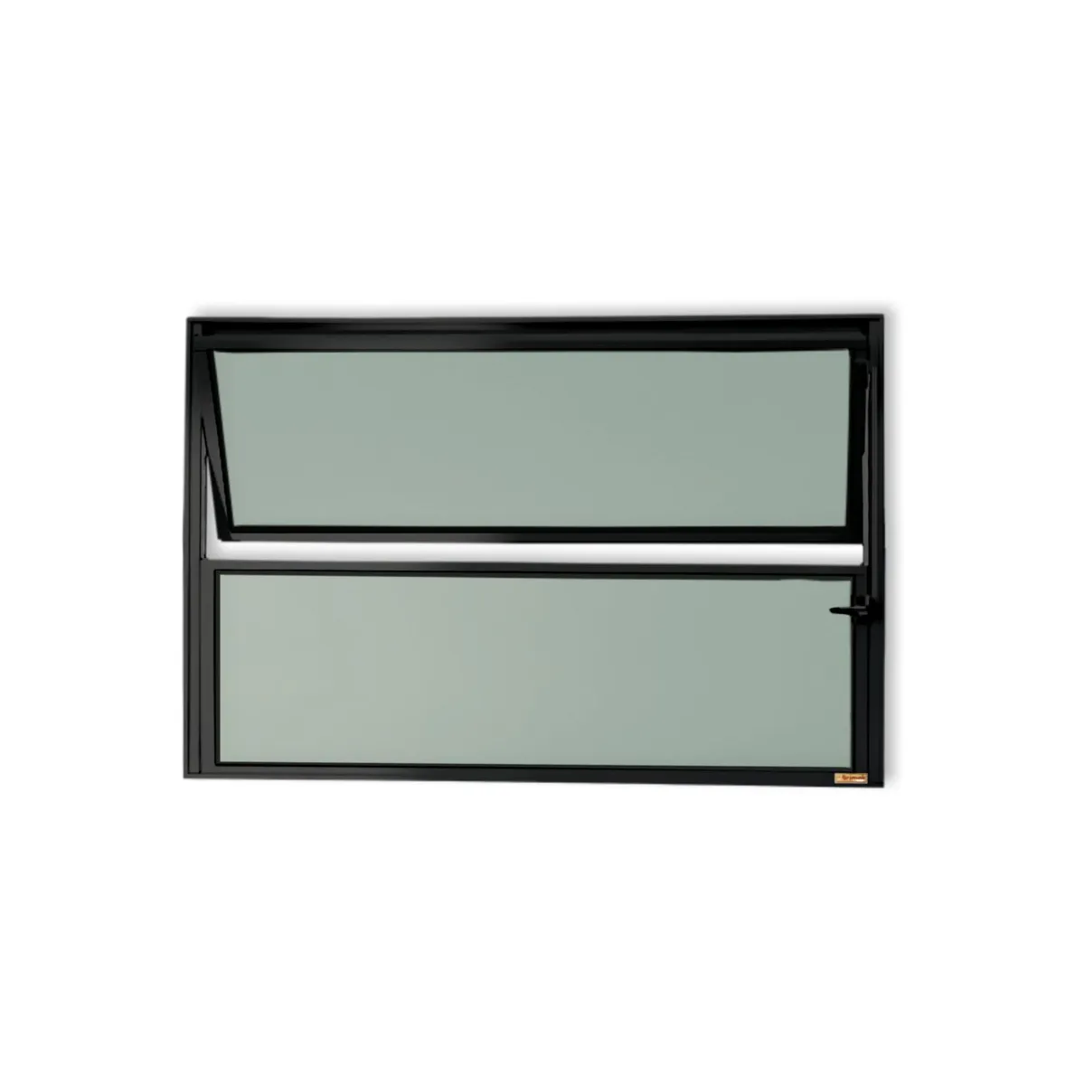 Janela Basculante Alumínio Preto 40x80x2,3cm Master, marca Brimak - Foto 2