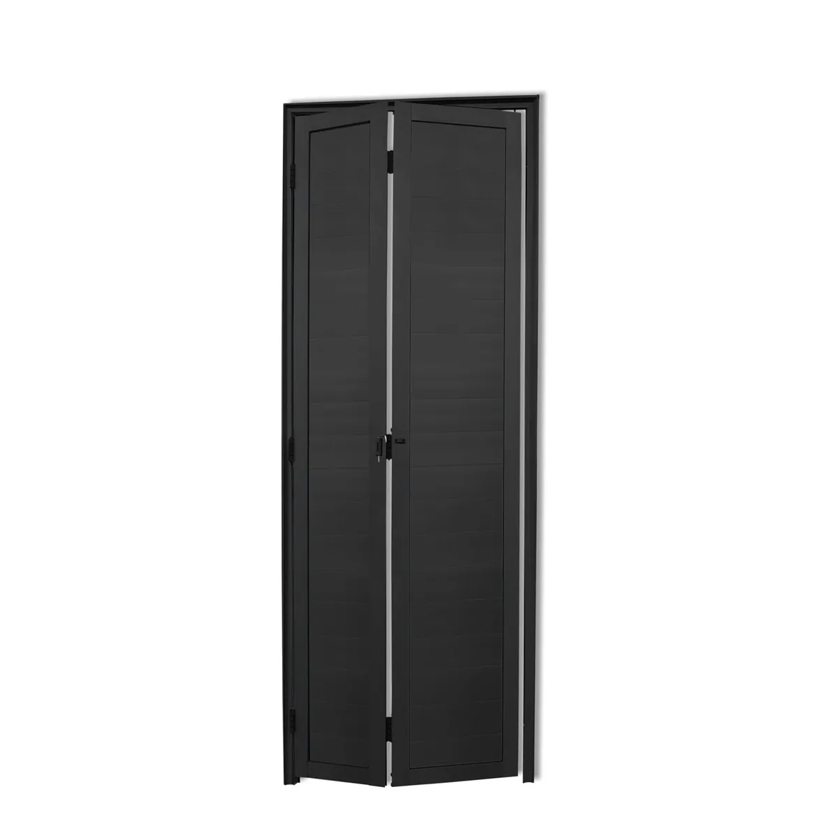 Porta Camarão Alumínio Preto 2 Folhas Esquerda 210x70x4,6cm L.25, marca Brimak - Foto Principal