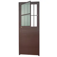 Porta Postigo Alumínio Corten Direita 210x80x4,6cm L.25