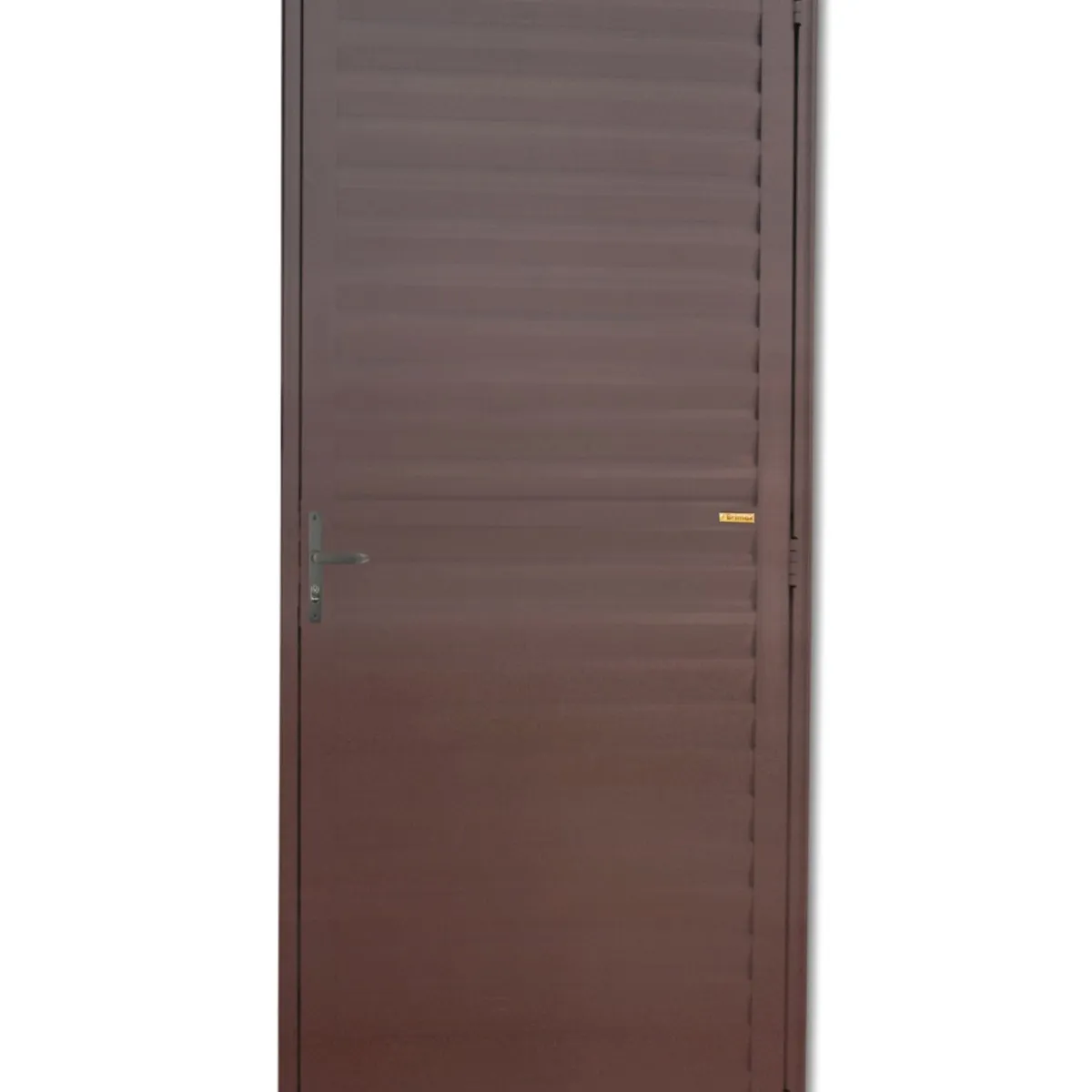 Porta Veneziana Alumínio Corten Esquerda 210x80x4,6cm L.25, marca Brimak - Foto Principal