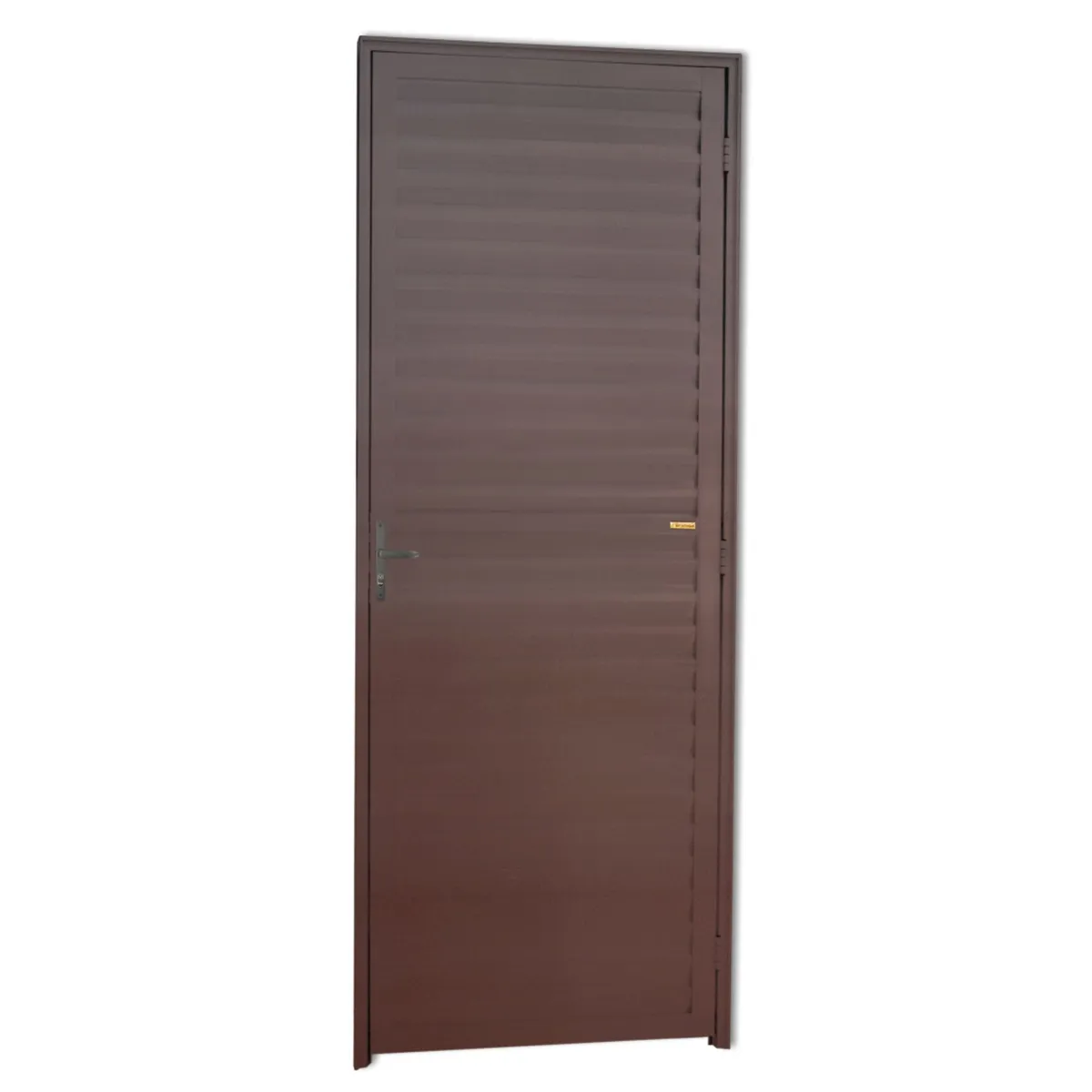 Porta Veneziana Alumínio Corten Esquerda 210x80x4,6cm L.25, marca Brimak - Foto Principal