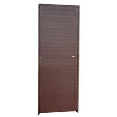 Porta Veneziana Alumínio Corten Esquerda 210x80x4,6cm L.25