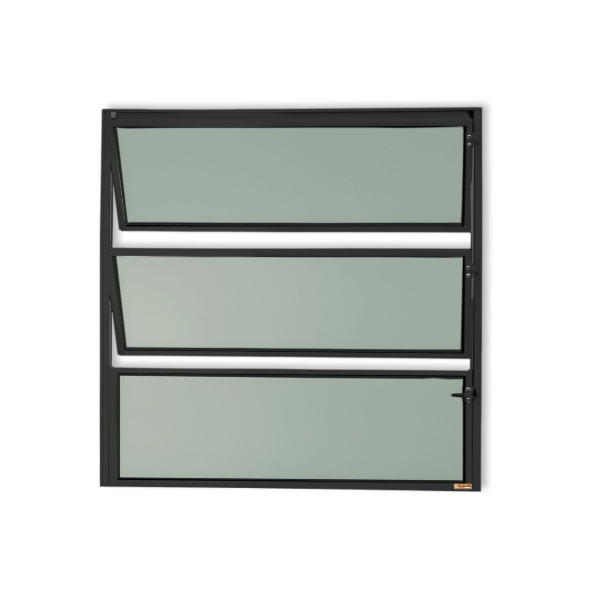 Janela Basculante Alumínio Preto 60x80x2,3cm Master, marca Brimak - Foto Principal