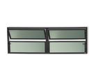 Janela Basculante 2 Basc Alumínio Preto 40x150x2,5cm Plus