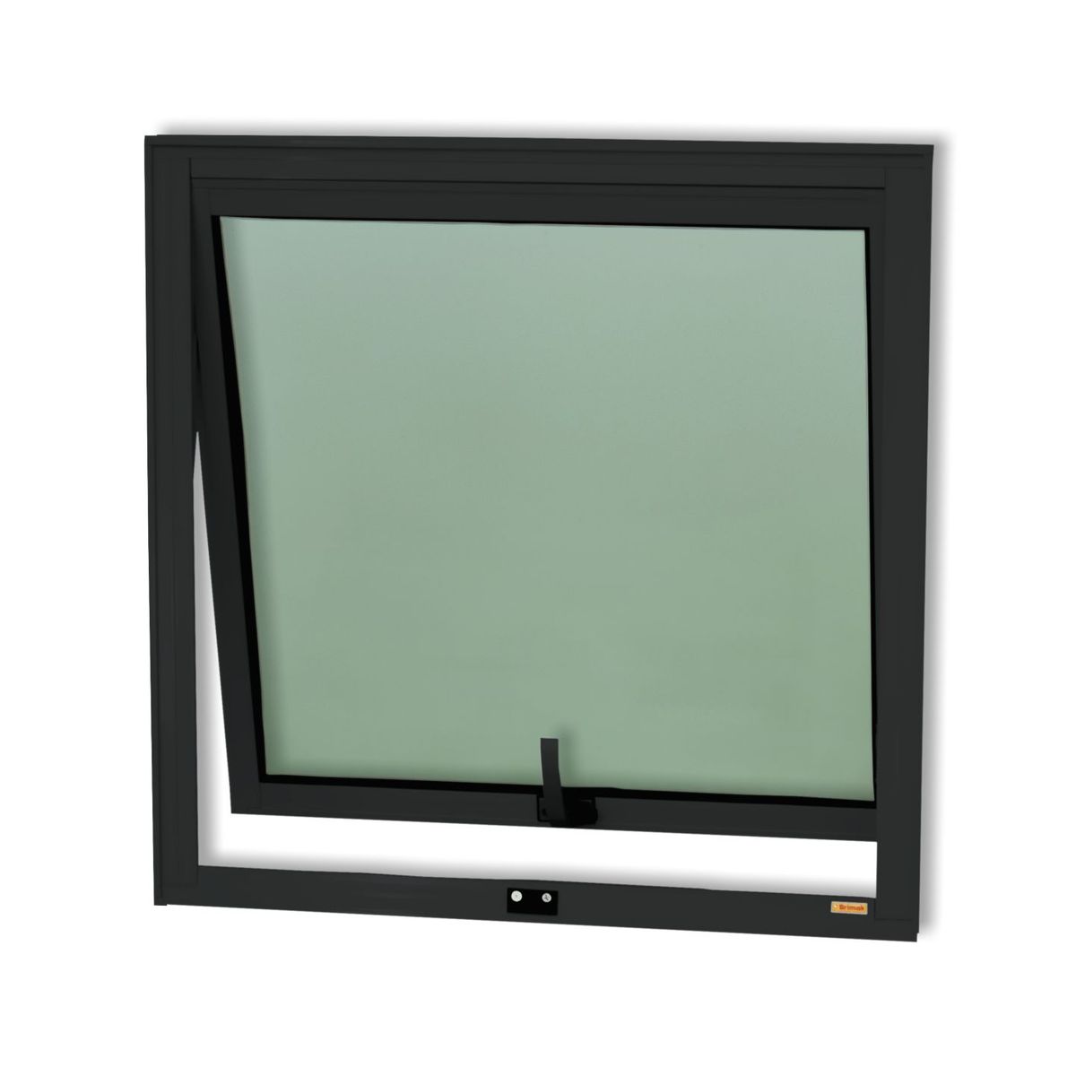 Janela Maxim-ar Alumínio Preto 60x60x3cm Confort, marca Brimak - Foto Principal