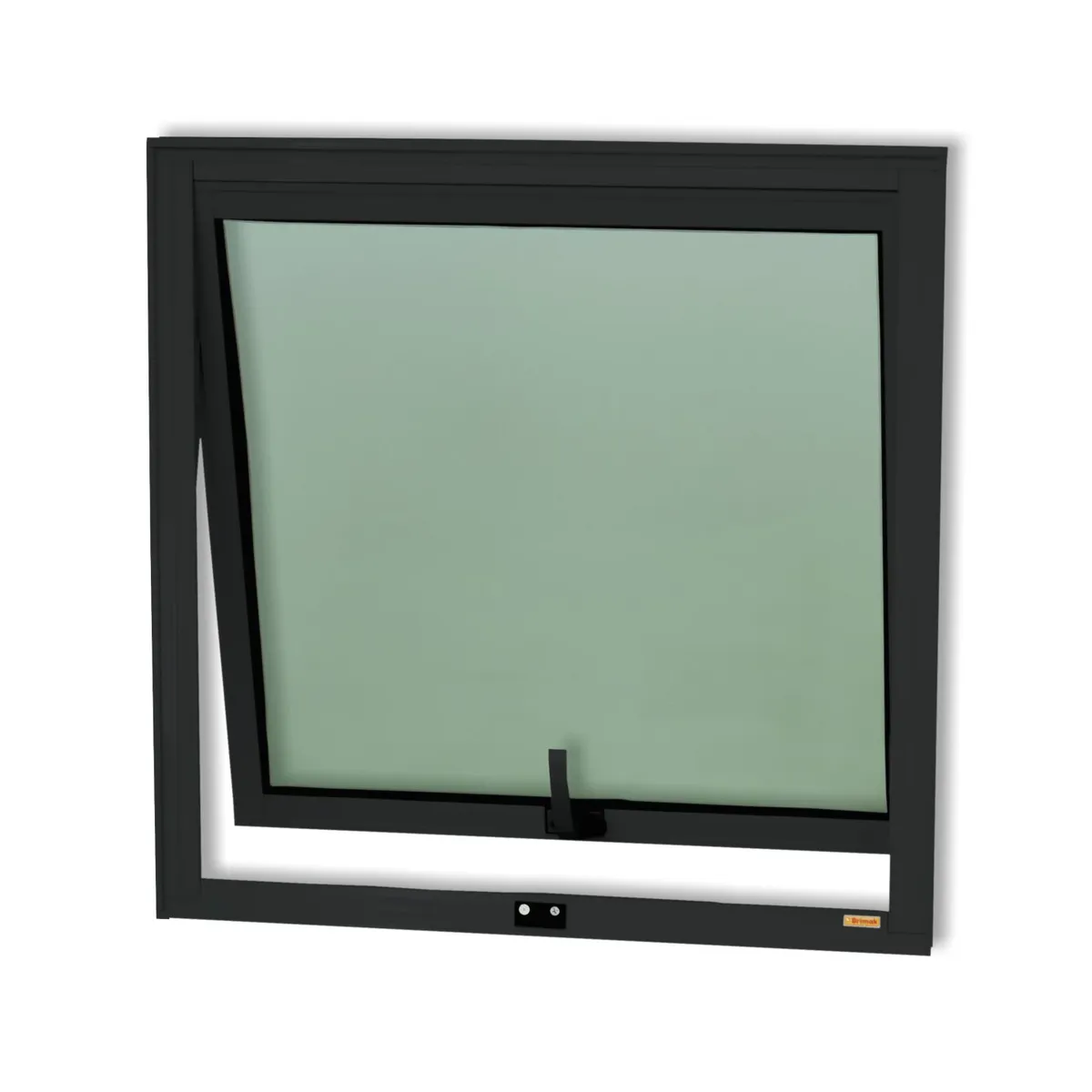 Janela Maxim-ar Alumínio Preto 60x80x3cm Confort, marca Brimak - Foto 2