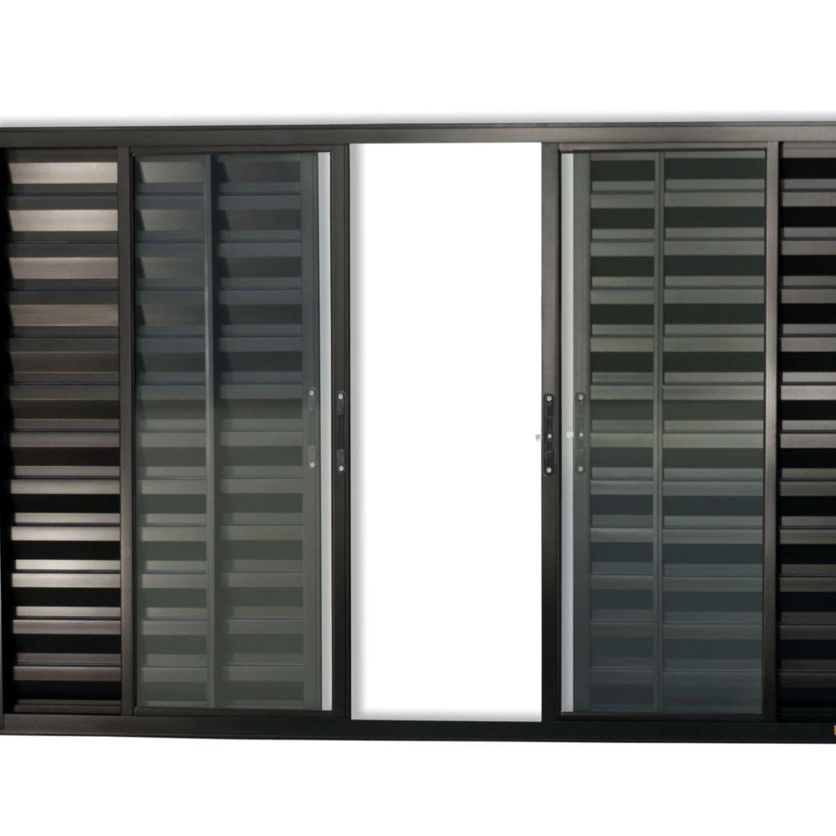 Janela Veneziana 6 Folhas sem Grade Preto 120x200cm Brimak, marca Brimak - Foto Principal