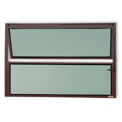 Janela Basculante Alumínio Corten 40x60x2,3cm Master