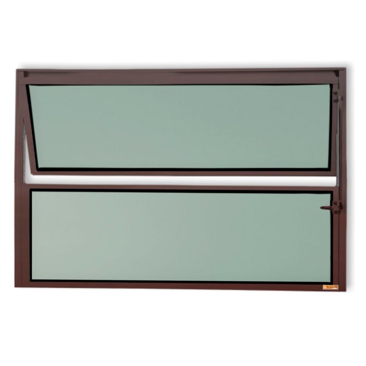 Janela Basculante Alumínio Corten 40x80x2,3cm Master, marca Brimak - Foto Principal