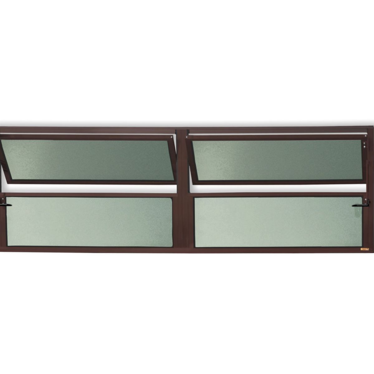Janela Basculante 2 Basc Alumínio Corten 40x120x2,5cm Plus, marca Brimak - Foto Principal