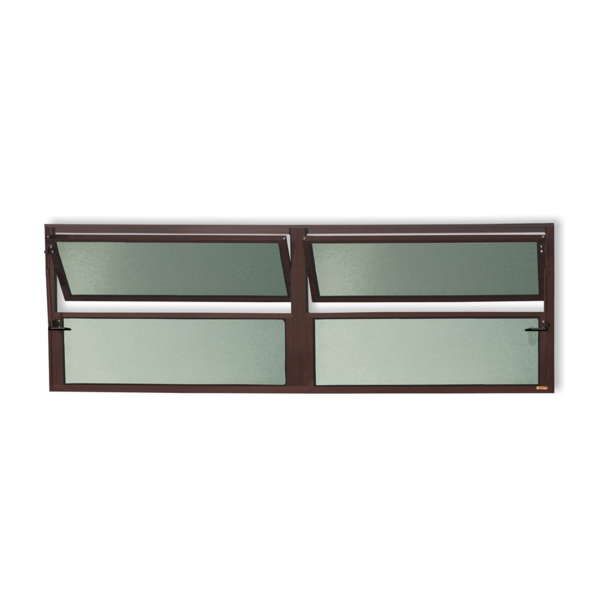 Janela Basculante 2 Basc Alumínio Corten 40x120x2,5cm Plus, marca Brimak - Foto Principal