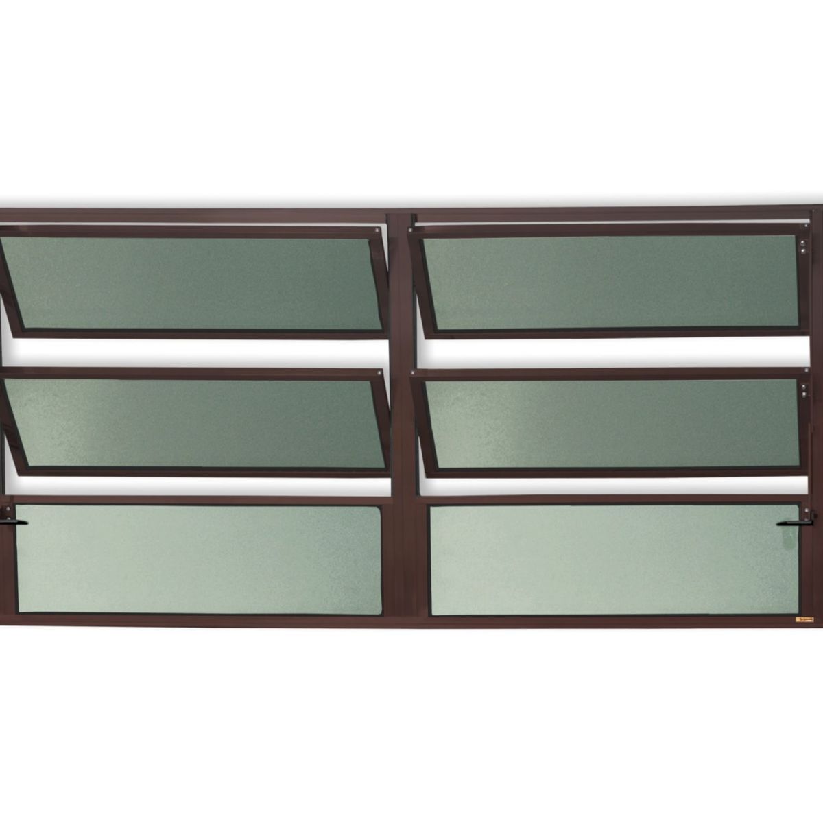 Janela Basculante 4 Basc Alumínio Corten 60x200x2,5cm Plus, marca Brimak - Foto Principal