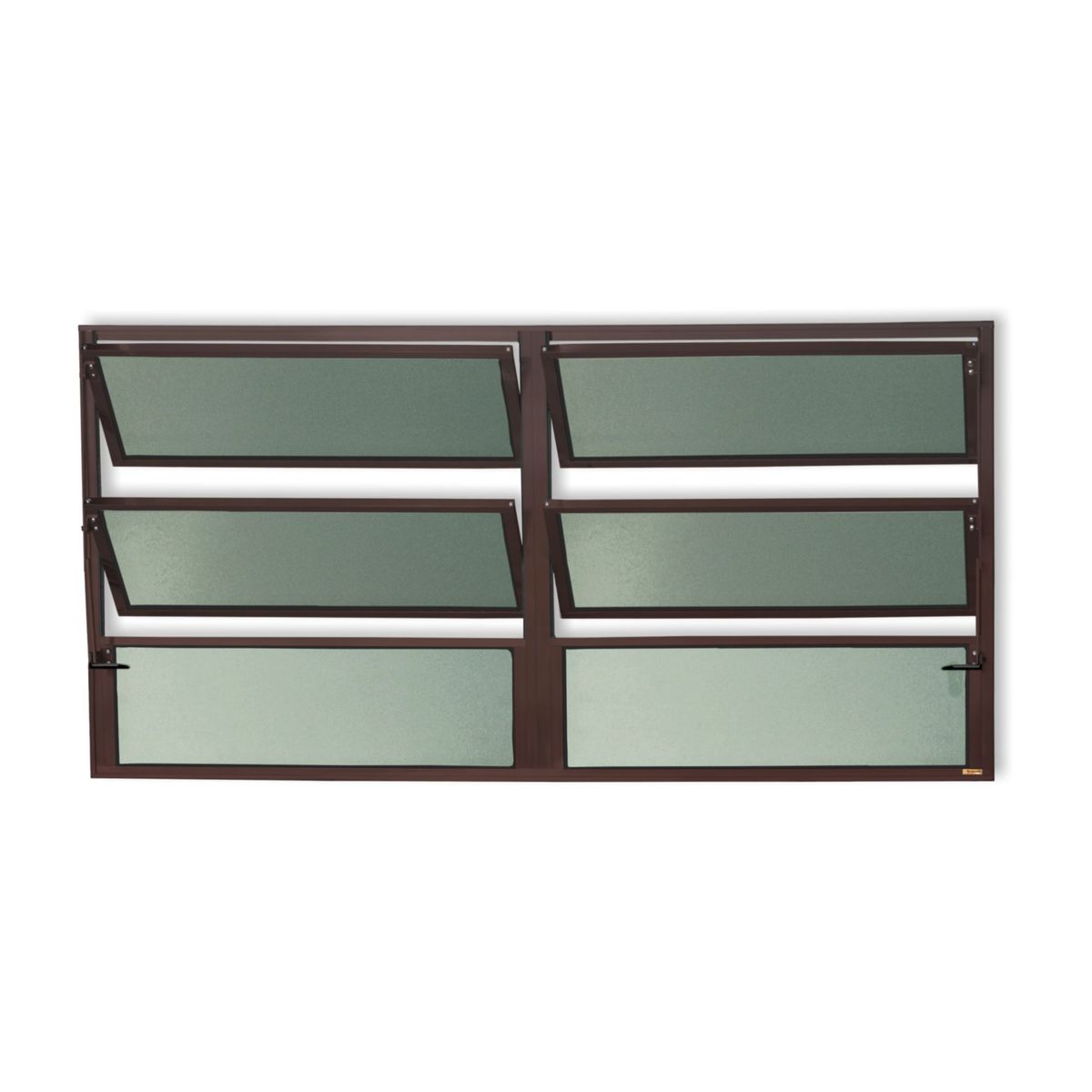 Janela Basculante 4 Basc Alumínio Corten 60x200x2,5cm Plus, marca Brimak - Foto Principal