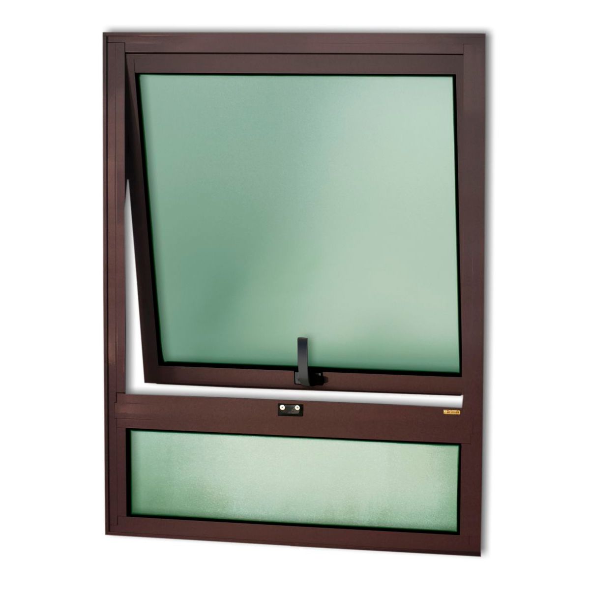 Janela Maxim-ar com bandeira Alumínio Corten 80x60x3cm Confort, marca Brimak - Foto Principal