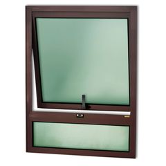Janela Maxim-ar com bandeira Alumínio Corten 80x80x3cm Confort