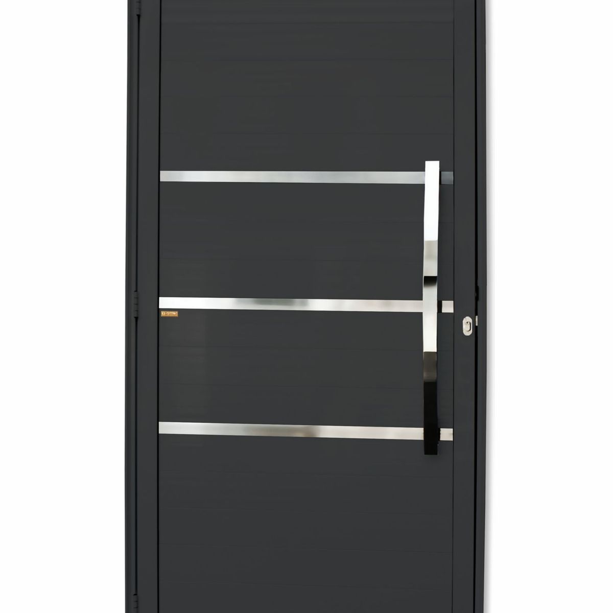 Porta Lambri e Friso Alumínio Preto Direita 210x90x4,6cm Evolution, marca Brimak - Foto Principal