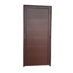 Porta Lambri Fechadura Alumínio Corten Direita 210x80x4,6cm Super 25