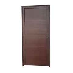 Porta Lambri Fechadura Alumínio Corten Direita 210x90x4,6cm Super 25