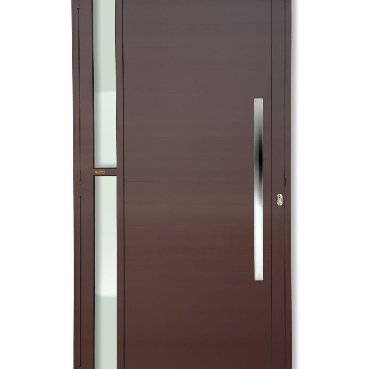 Porta Lambri e Visor Alumínio Corten Direita 210x100x4,6cm Visione, marca Brimak - Foto Principal