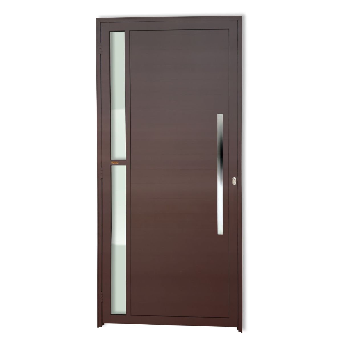 Porta Lambri e Visor Alumínio Corten Direita 210x100x4,6cm Visione, marca Brimak - Foto Principal