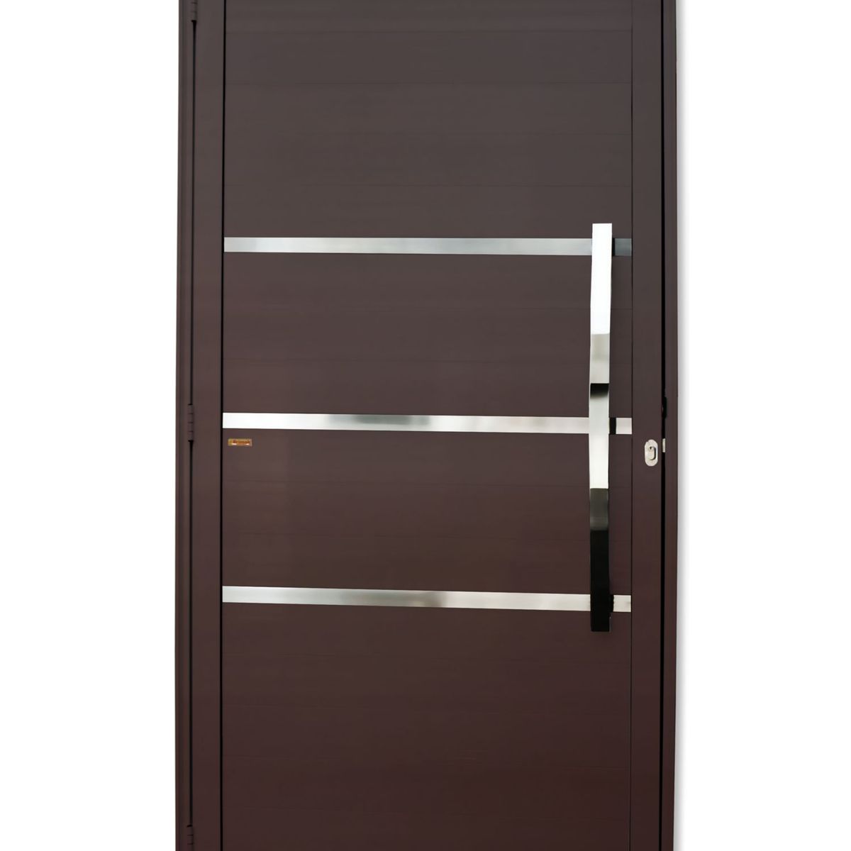 Porta Lambri e Friso Alumínio Corten Direita 210x90x4,6cm Evolution, marca Brimak - Foto Principal