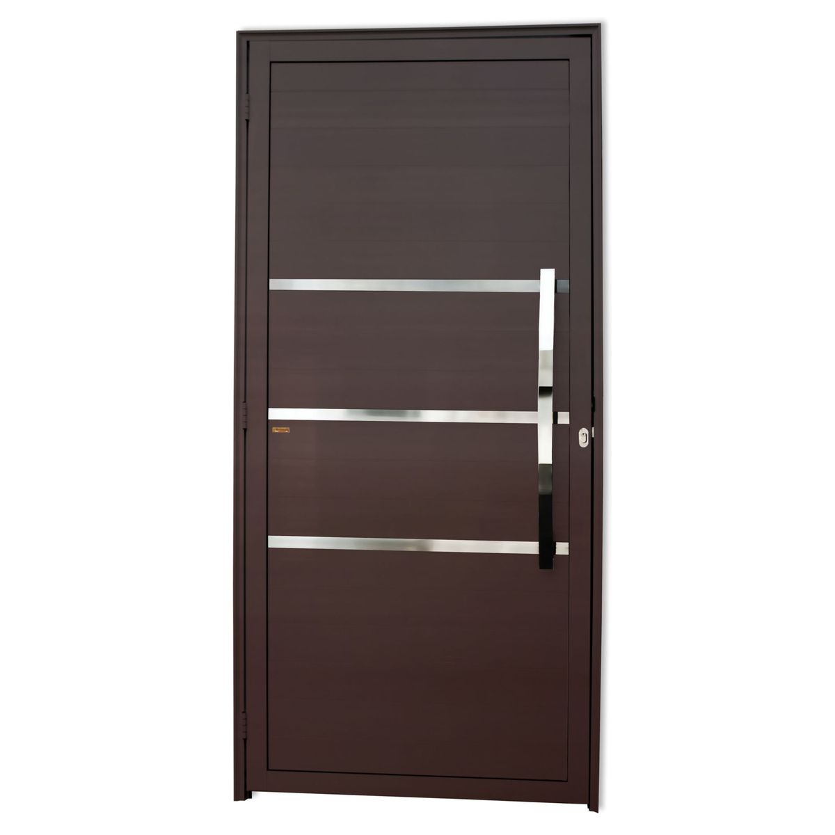 Porta Lambri e Friso Alumínio Corten Direita 210x90x4,6cm Evolution, marca Brimak - Foto Principal