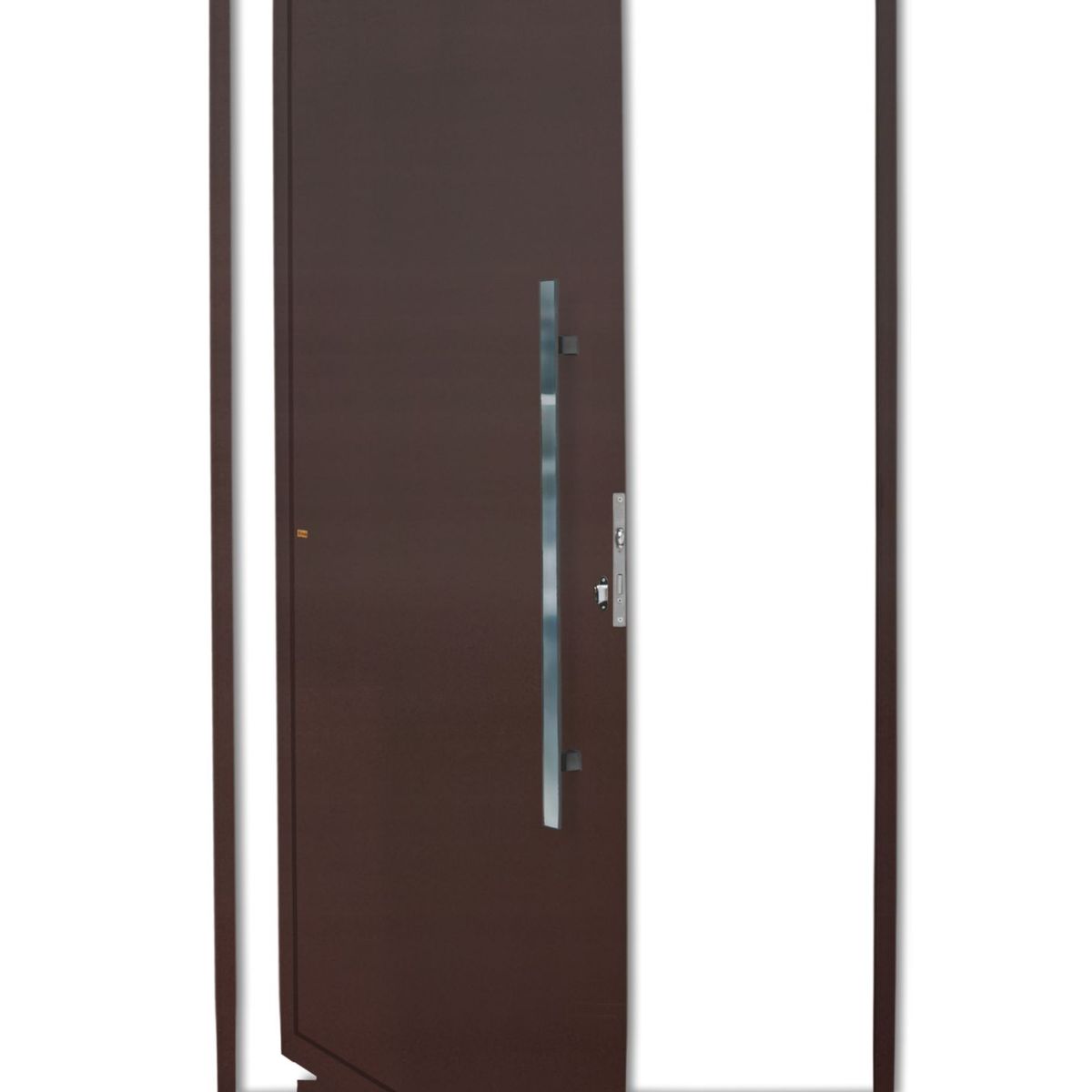 Porta Pivotante Alumínio Corten Direita 210x100x4,6cm Super 25, marca Brimak - Foto Principal