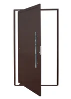 Porta Pivotante Alumínio Corten Direita 210x100x4,6cm Super 25