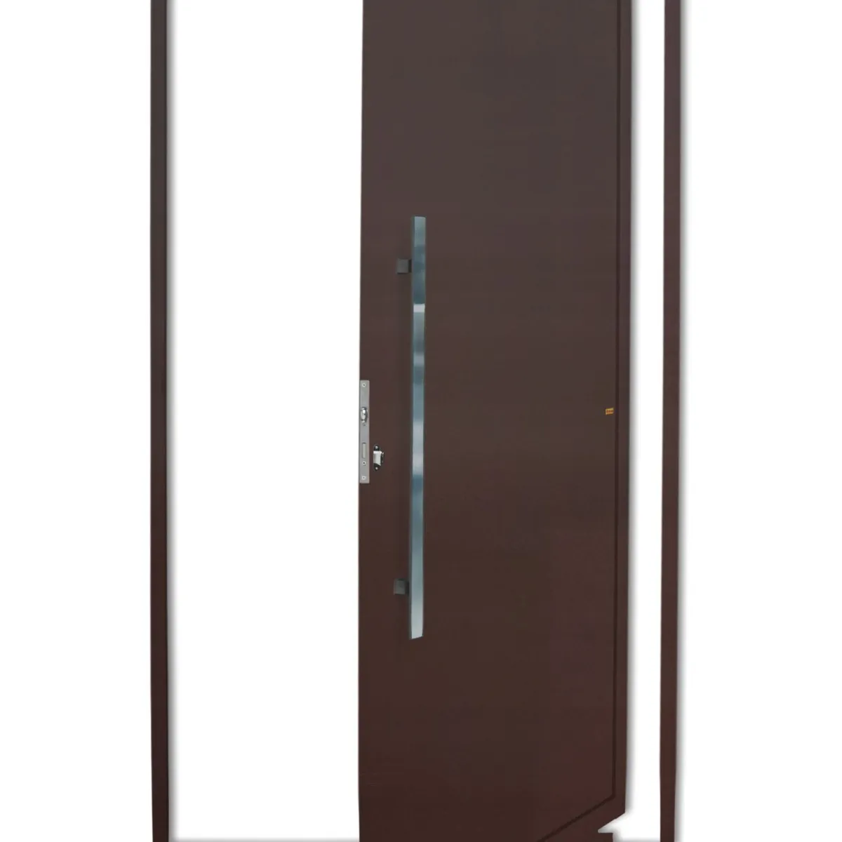 Porta Pivotante Alumínio Corten Esquerda 210x100x4,6cm Super 25, marca Brimak - Foto Principal