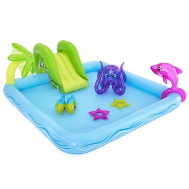 Piscina Inflvel Retangular 308L Playcenter Aqurio Fantstico 