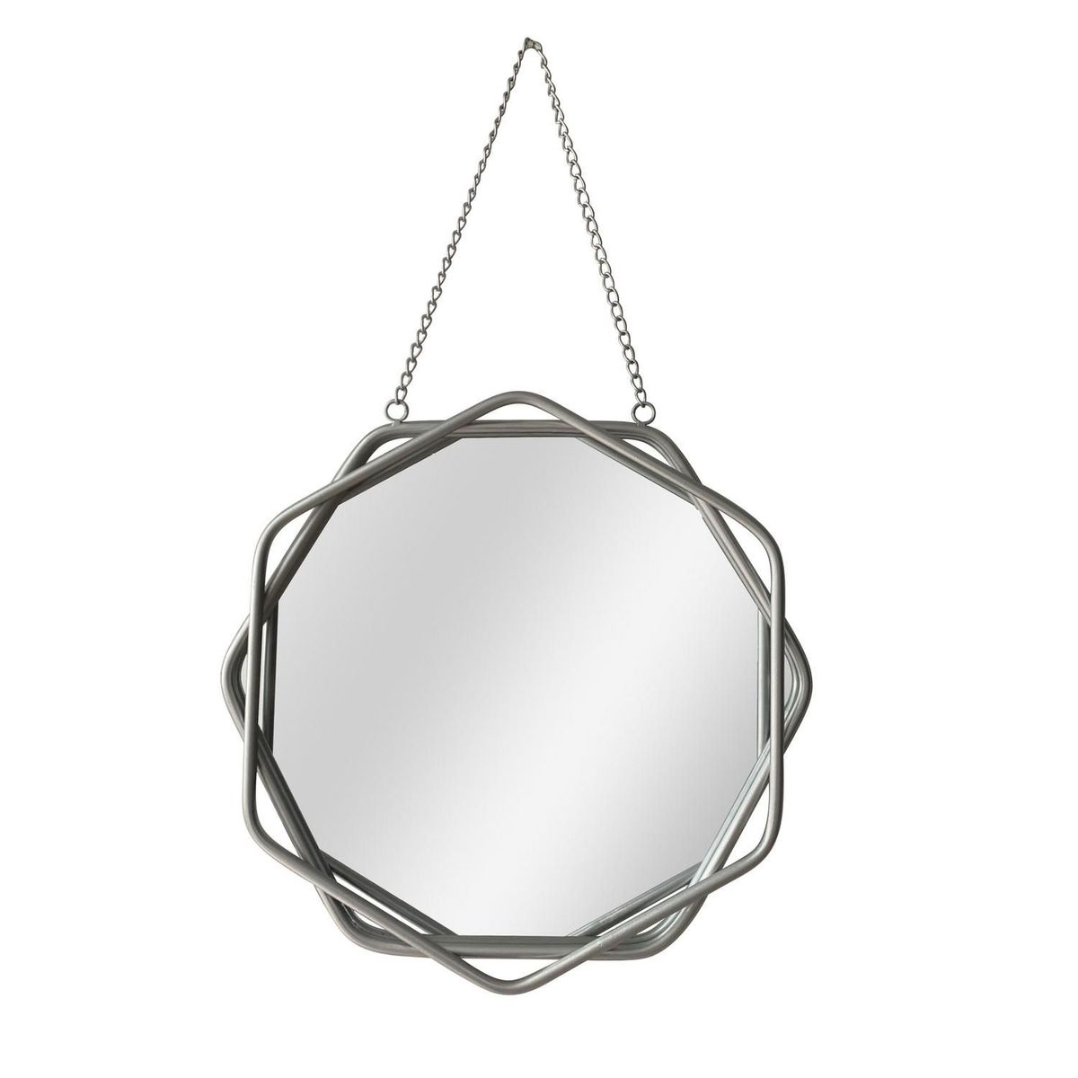 Espelho Bergen 45,5x46,5cm Prata Homy, marca Homy - Foto Principal