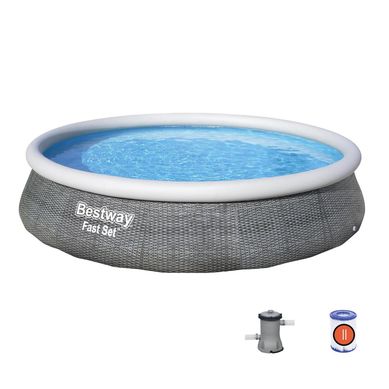 Piscina Estrutural Redonda 7.340L com Filtro 220V Bestway