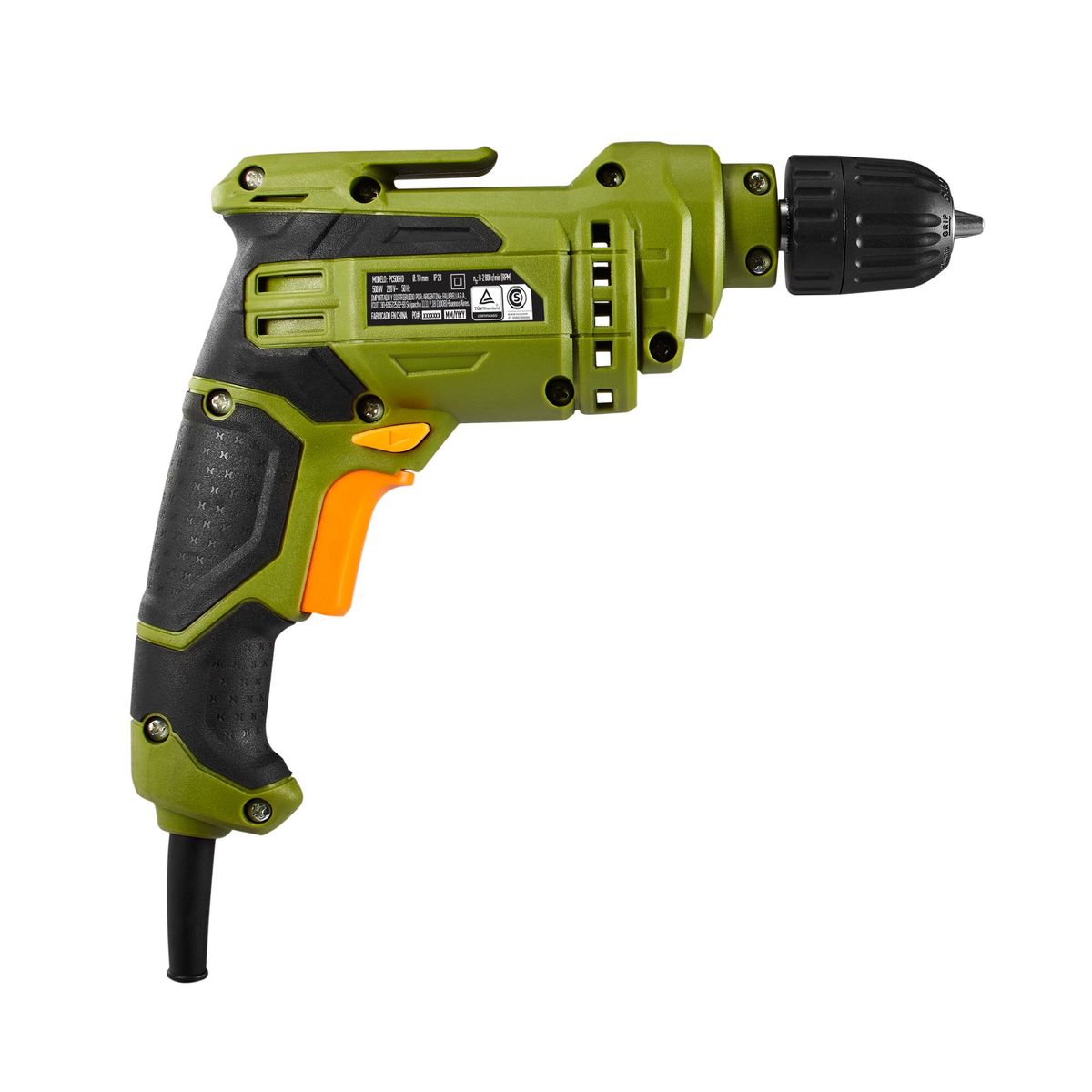 Furadeira 10Mm PC500HD (3/8) 500W 220V Bauker, marca Bauker - Foto 2