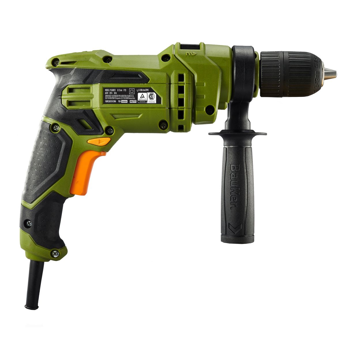 Furadeira Impacto 1/2 650w 127v Bauker, marca Bauker - Foto 2