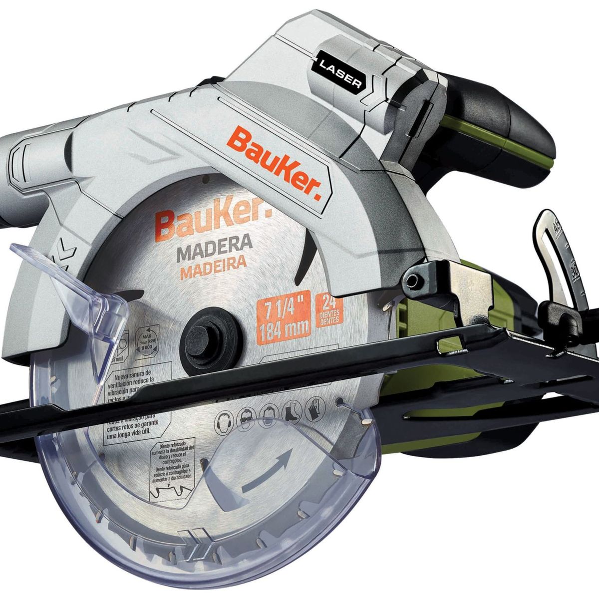 Serra Circular 71/4 1300w 220v, marca Bauker - Foto Principal