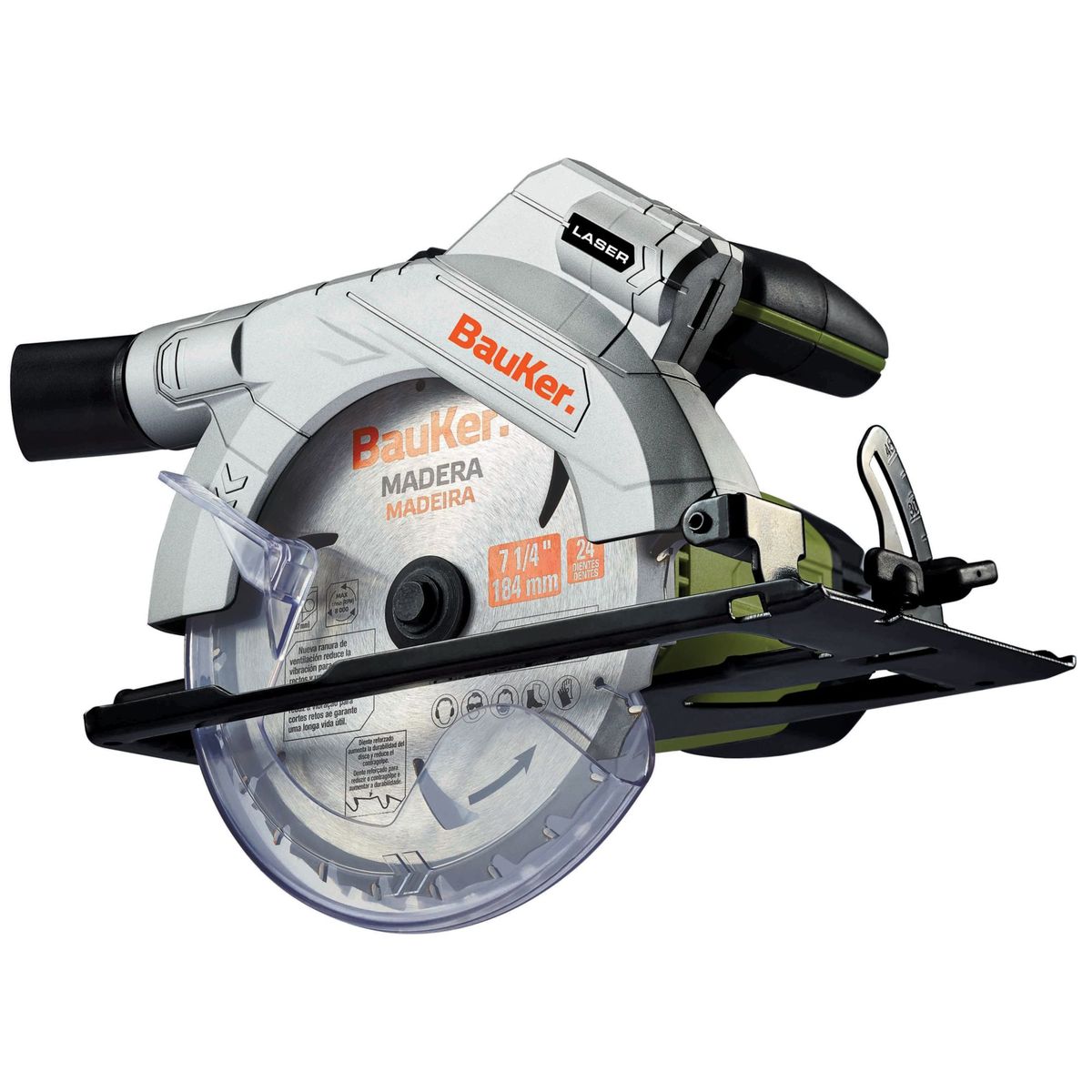 Serra Circular 71/4 1300w 220v, marca Bauker - Foto Principal